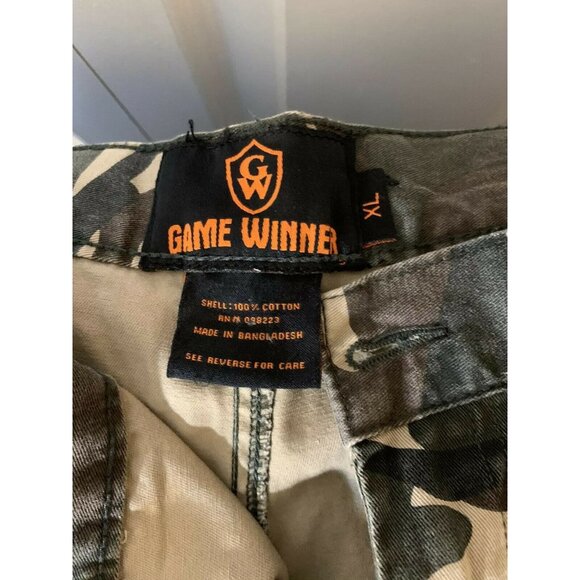 New Game Winner Camo Hunting Zip Off‎ Pants Men’s Sz XL - Picture 2 of 10